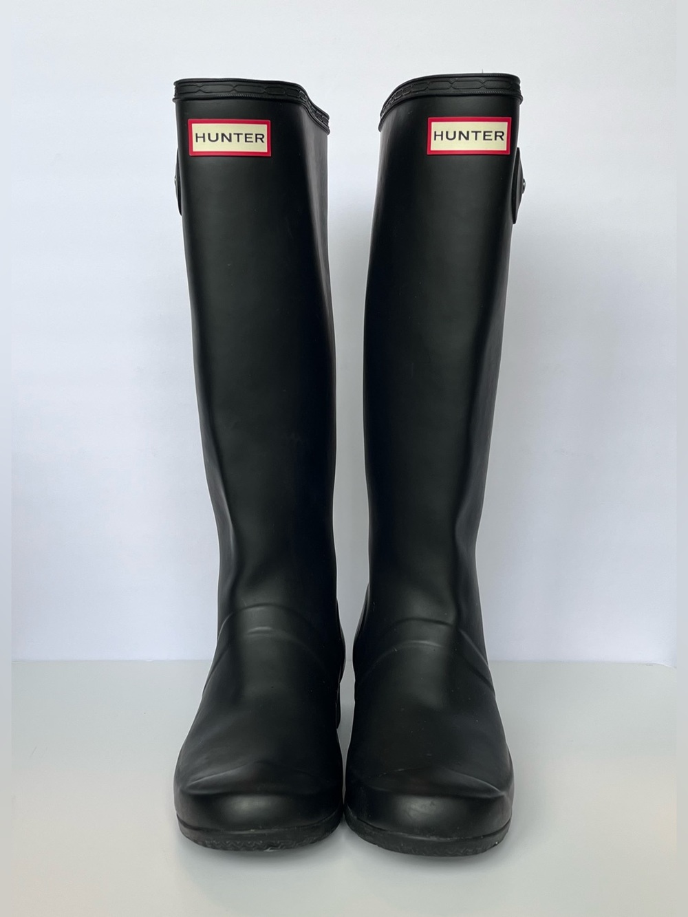 HUNTER Original Tall Rain Boots Matte Black Women’s Size 6